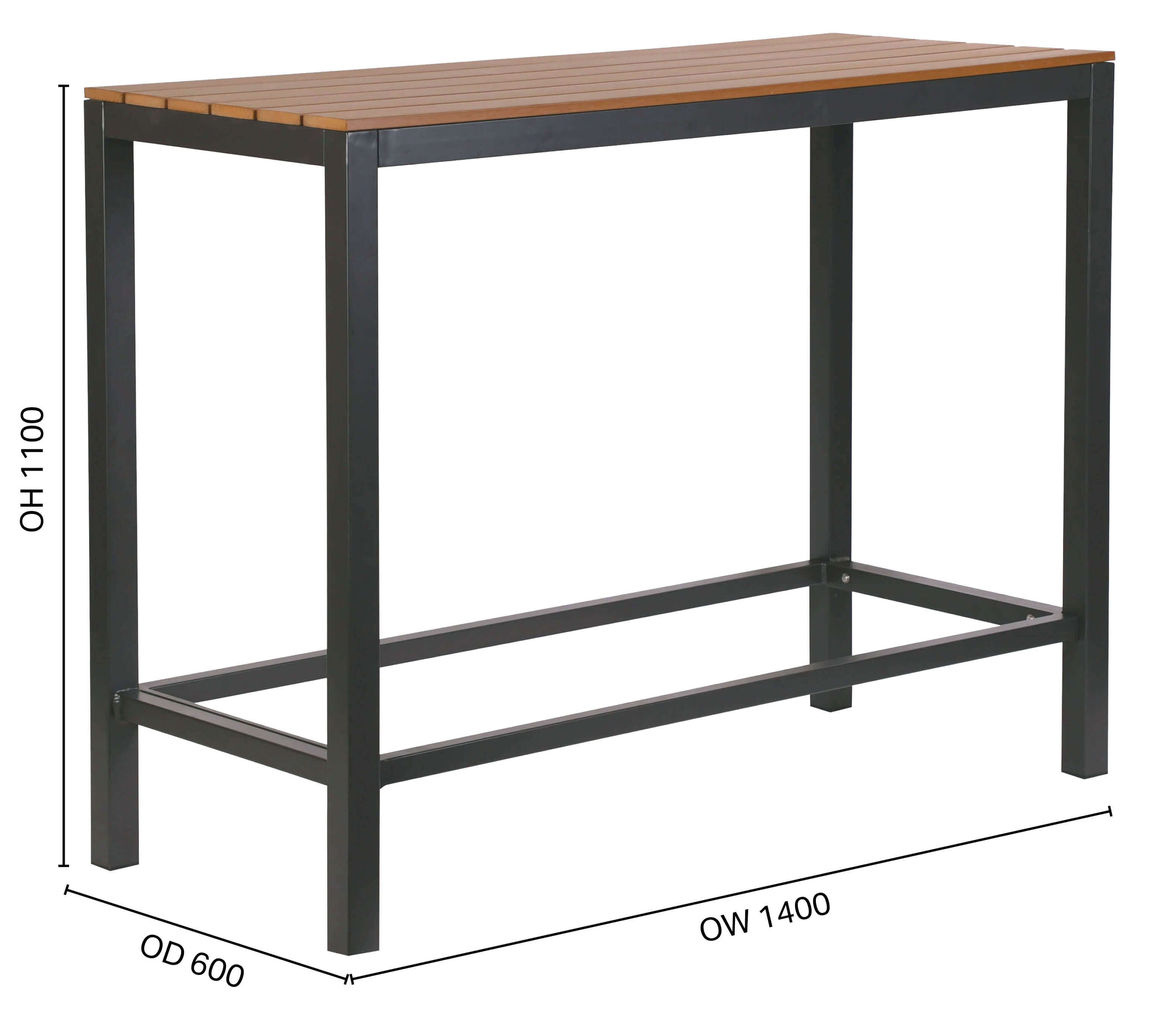 Fossil Outdoor Bartable – Rectangle
